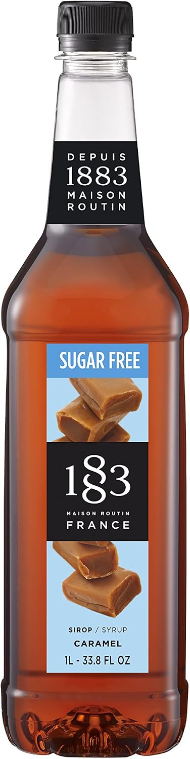 1883 Sugar Free Caramel Syrup 1L image