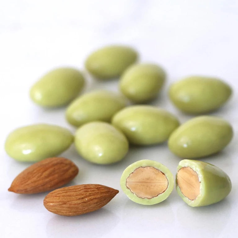 Matcha Green Tea Almonds (Natural) image
