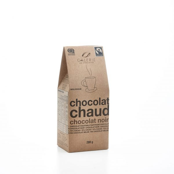 Équitable – Chocolat Chaud à l’Ancienne au Chocolat Noir 72% 200g image