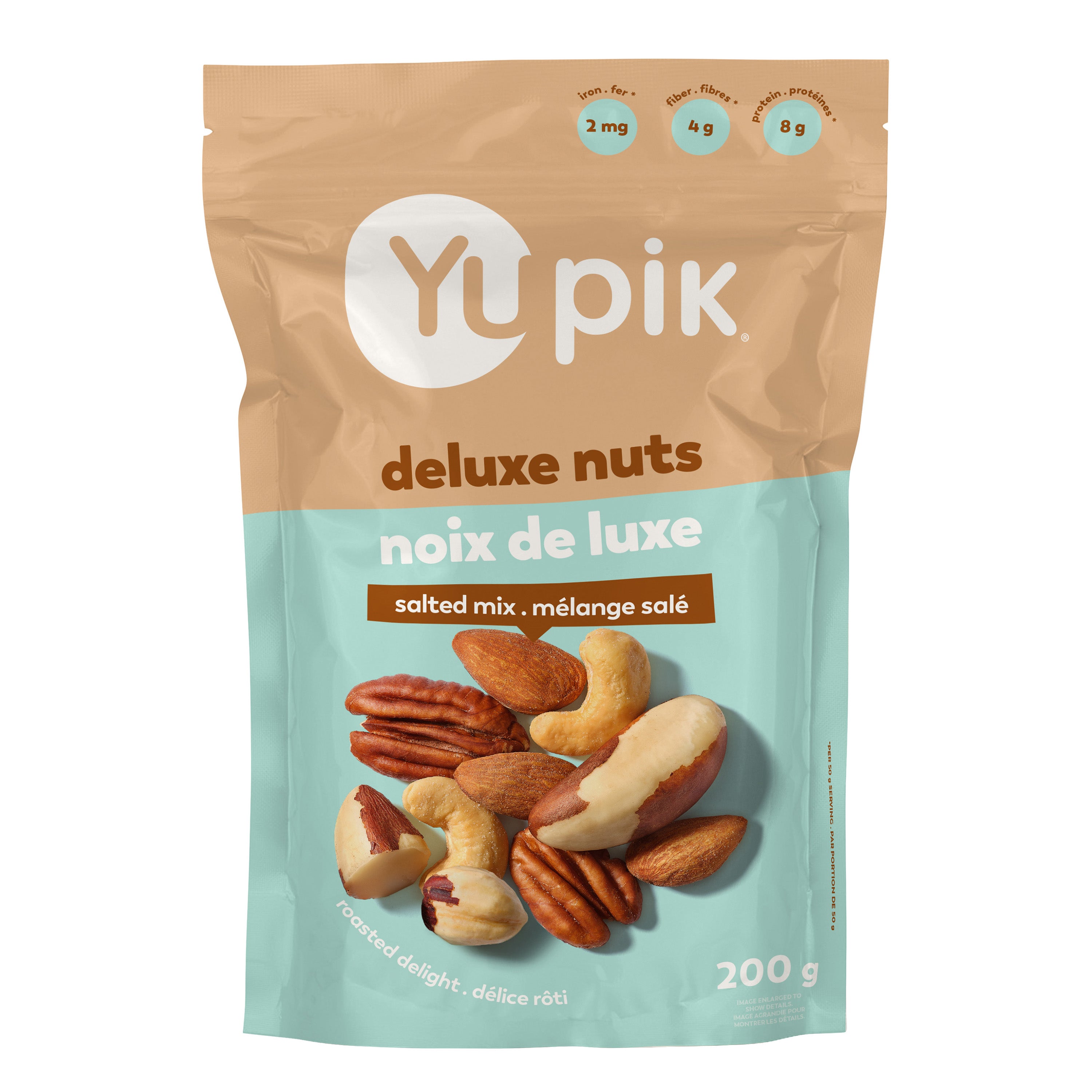 Yupik Roasted Salted Mixed Deluxe Nuts 200g image