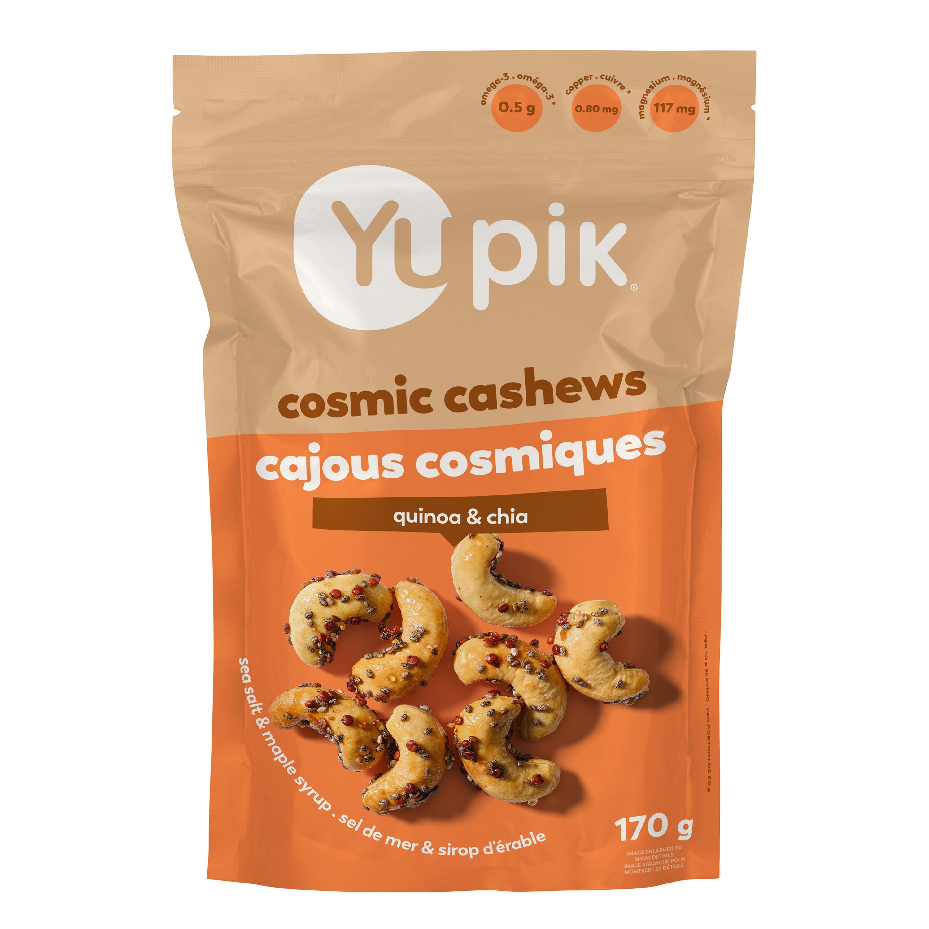 Yupik Salted Maple Cosmic Cashews 170g image