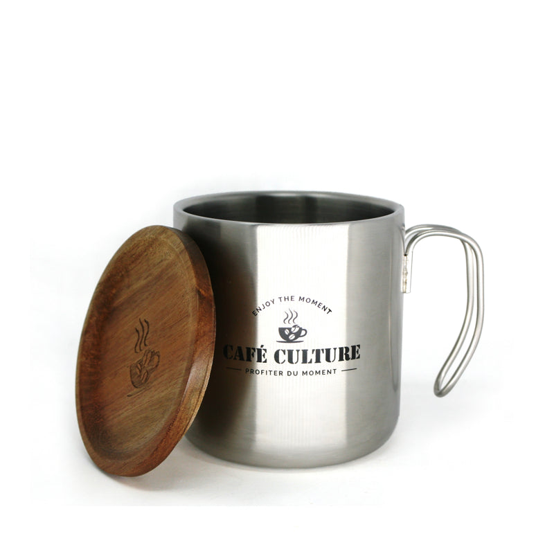 Double-walled Café Culture Stainless Steel Cup