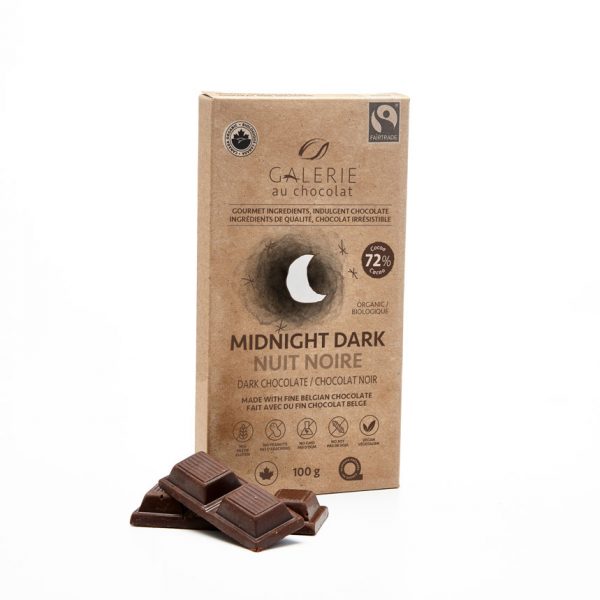 Équitable – Chocolat Noir 72 % Nuit Noire 100g image