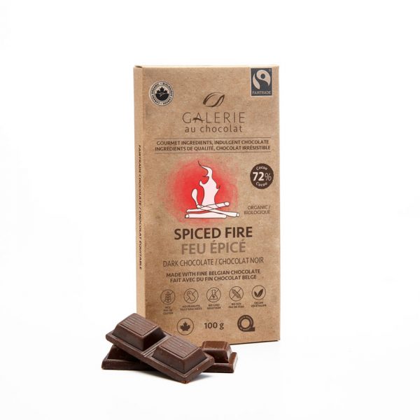 Équitable – Chocolat Noir 72% Feu 100g image