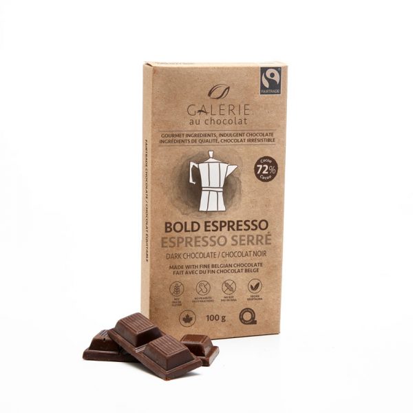 Équitable – Chocolat Noir 72% Espresso Serré 100g image