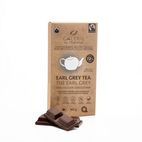 Équitable – Chocolat Noir 72% Thé Earl Grey 100g image