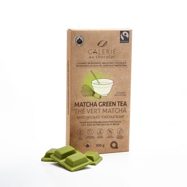 Équitable – Chocolat Blanc Thé Vert Matcha 100g image