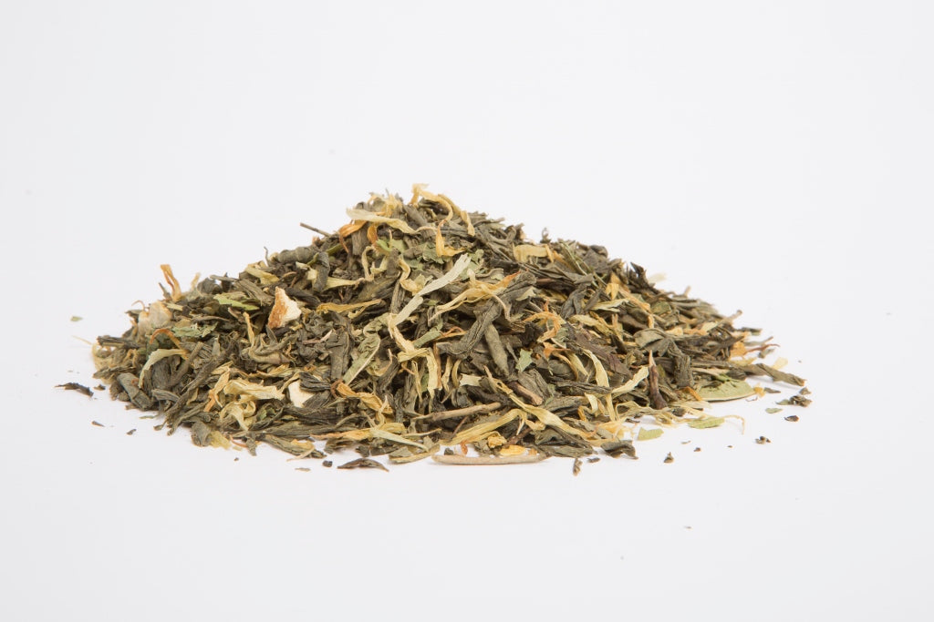 Sencha green tea with decaffeinated lemon image